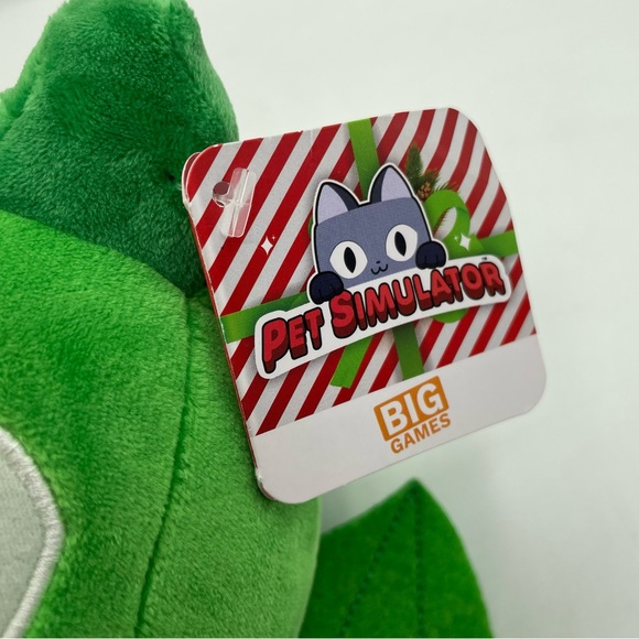 Roblox Big Games Pet Simulator X Santa Dragon Holiday Christmas Plush With Tag - Picture 9 of 12